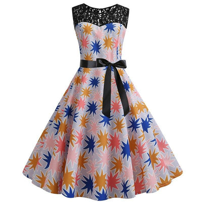 Vintage Stars Trapeze Kjole