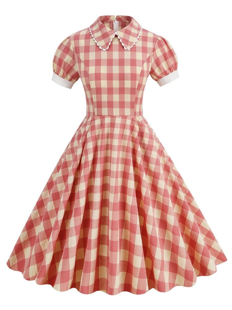 60'er Gingham Kjole