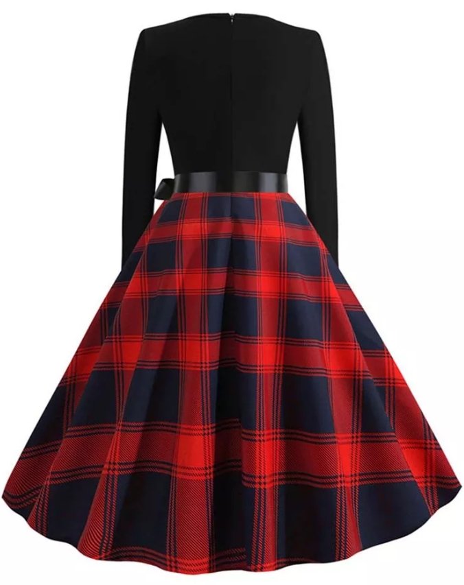 Vintage Efterår Tunika Kjole