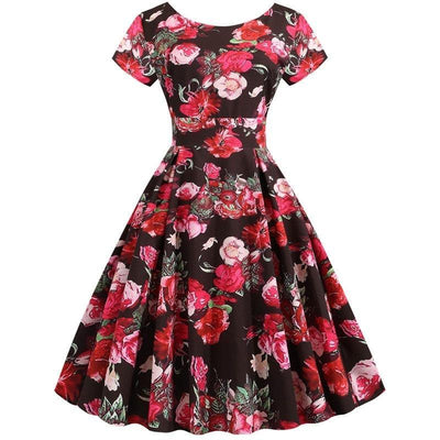 Vintage Sommer Tunika Kjole