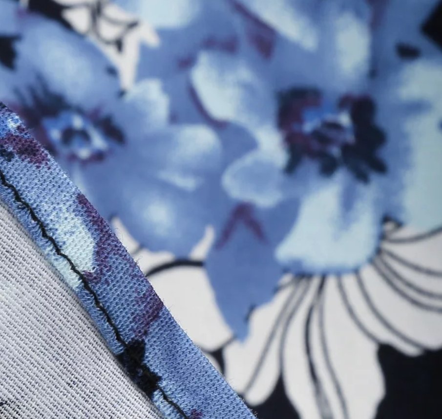 Vintage 1950 Kjole Blå