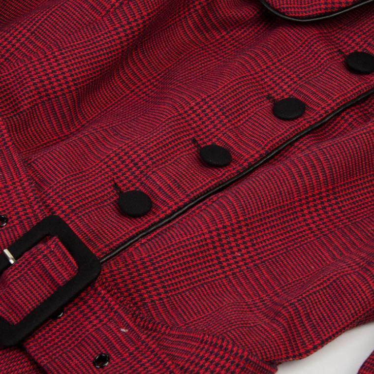 Vintage 50'er Bourgogne Kjole