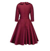 Vintage 50'er Bourgogne Kjole