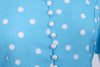 Vintage 50'er Sky Polka Dot Kjole