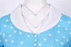 Vintage 50'er Sky Polka Dot Kjole