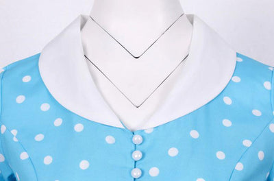 Vintage 50'er Sky Polka Dot Kjole