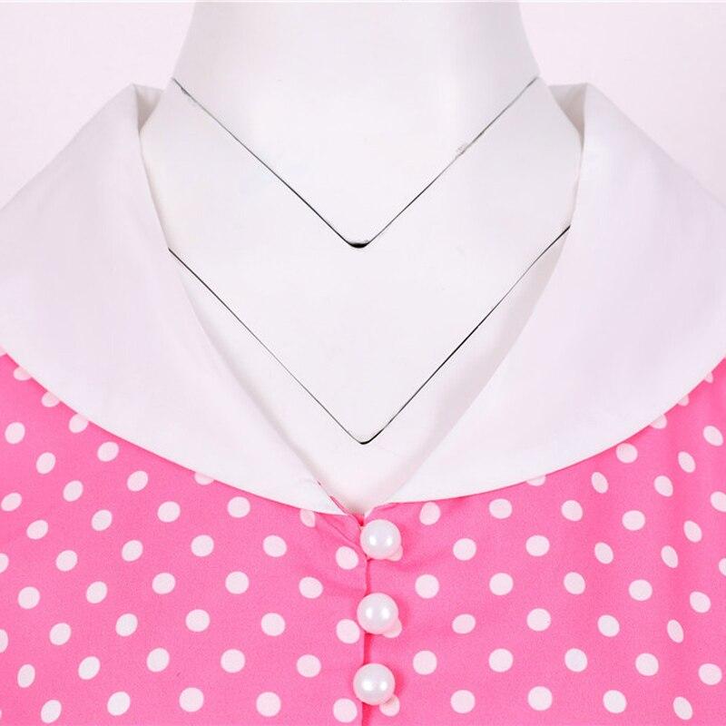 Vintage 50'er Pink Polka Dot Kjole