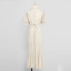 Vintage 1940'er Beige Kjole