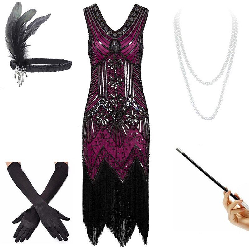 Vintage 20'er Lilla Kjole