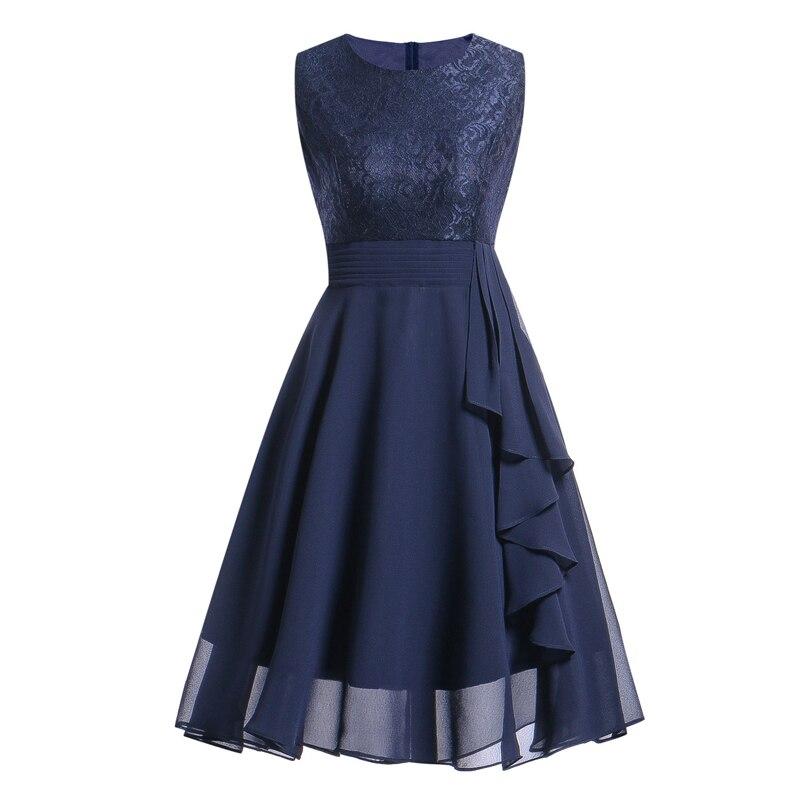 Vintage 50'er Aftenkjole Navy