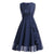 Vintage 50'er Aftenkjole Navy