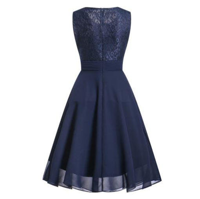 Vintage 50'er Aftenkjole Navy