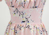 Vintage 60'er Pink Blomsterkjole