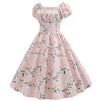 Vintage 60'er Pink Blomsterkjole