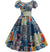 Vintage Patchworkkjole Fra 60'erne