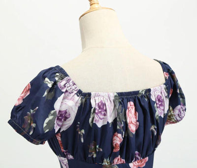 Vintage 60'er Kjole Roser