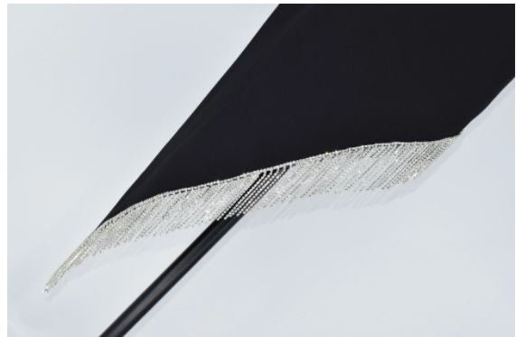 Vintage 40'er Asymmetrisk Kjole