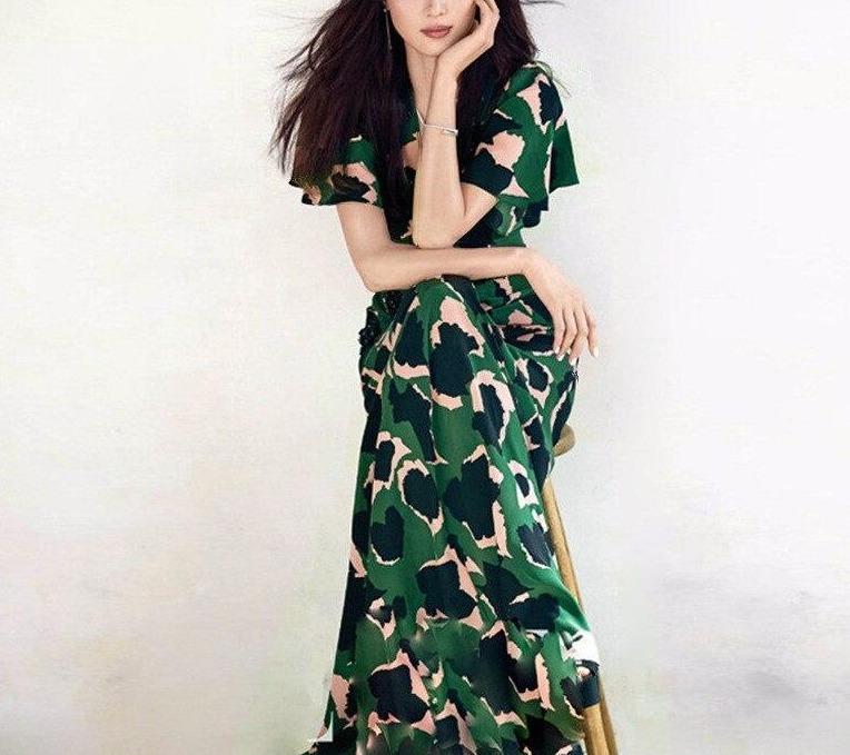 Vintage 40'er Bomuldskjole