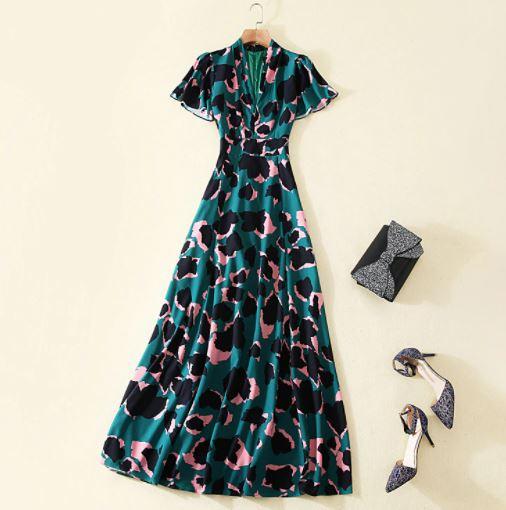 Vintage 40'er Bomuldskjole