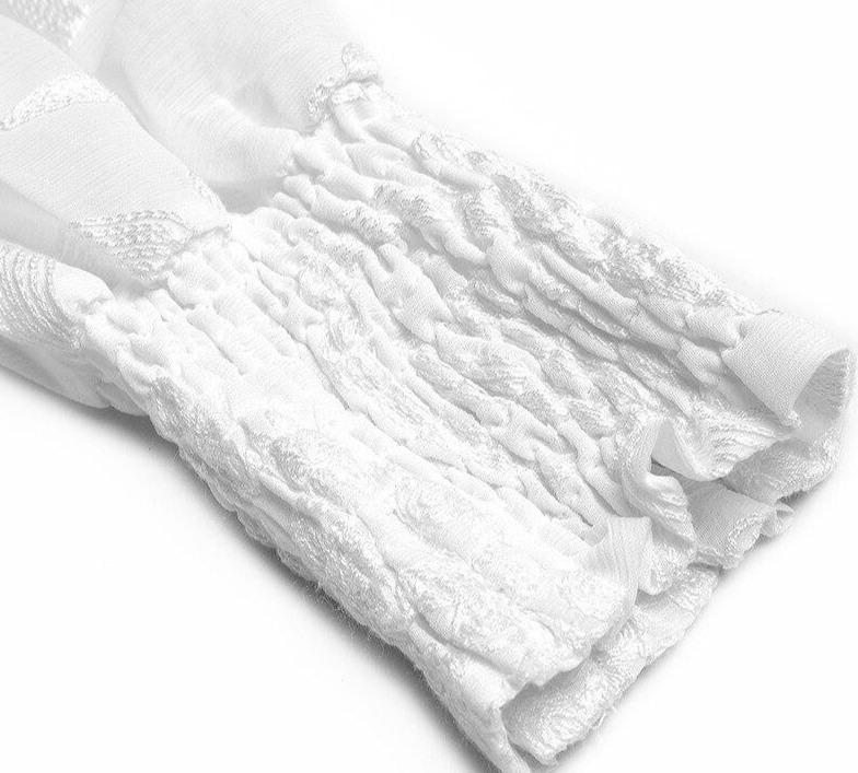 Vintage 40'er Hvid Lanternekjole