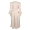 Vintage 40'er Beige Satin Kjole