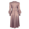 Vintage 40'er Brun Satin Kjole