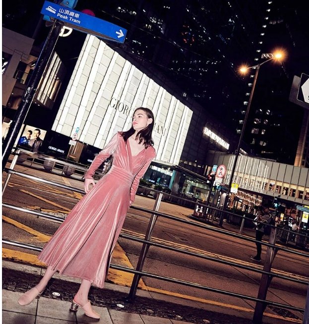 Vintage 40'er Almindelig Kjole Pink