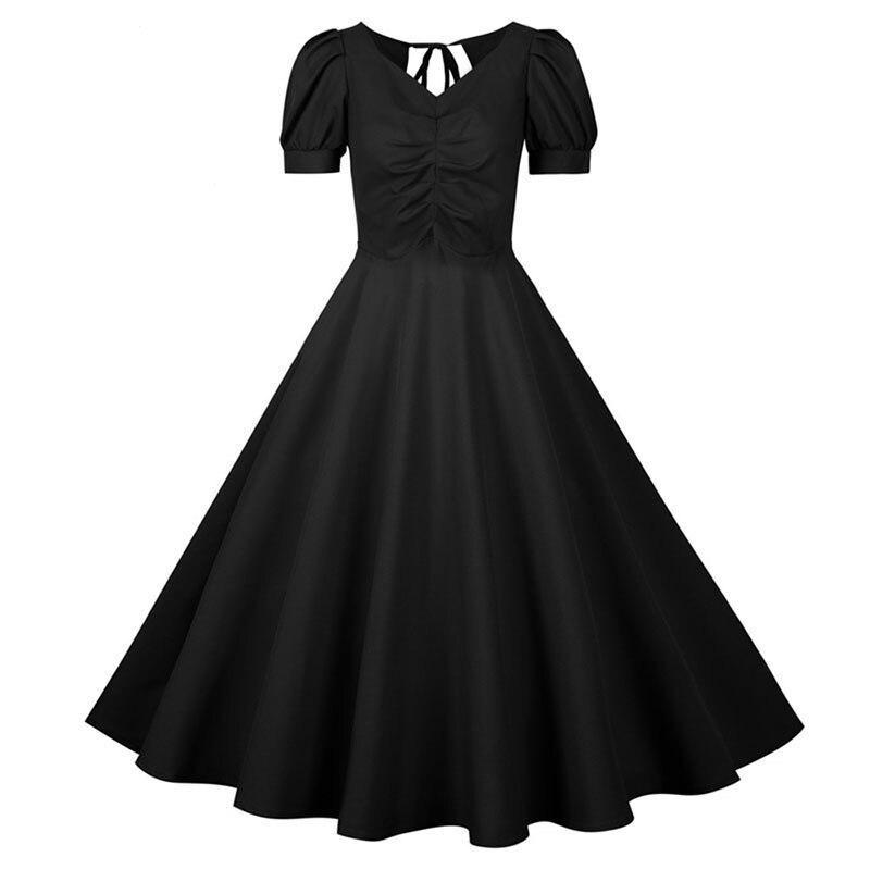 Vintage 50'er Sort Kjole