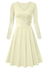 Vintage 60'er Plus Size Beige Kjole