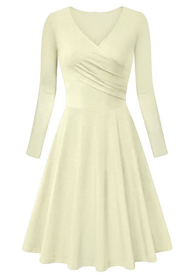 Vintage 60'er Plus Size Beige Kjole