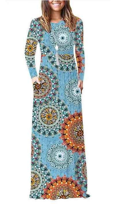 Hippie Blomsterkjole
