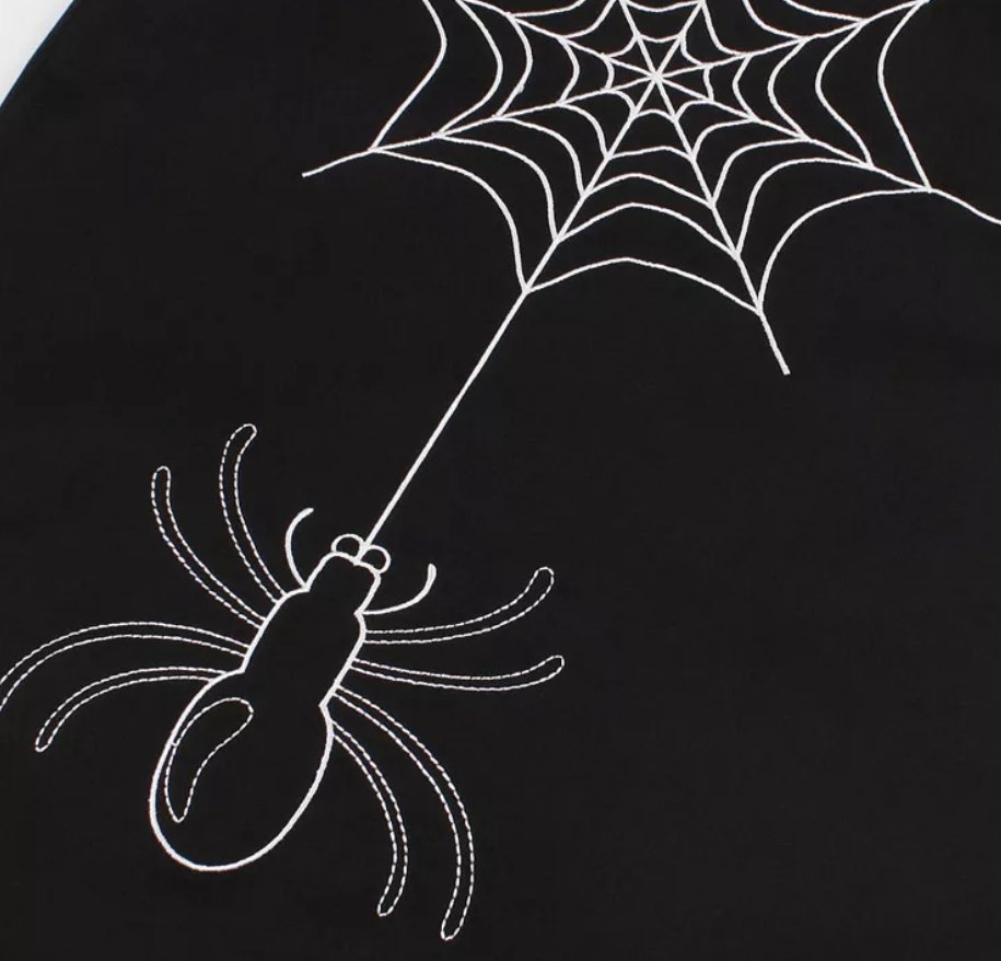 Vintage Beige Edderkoppekjole