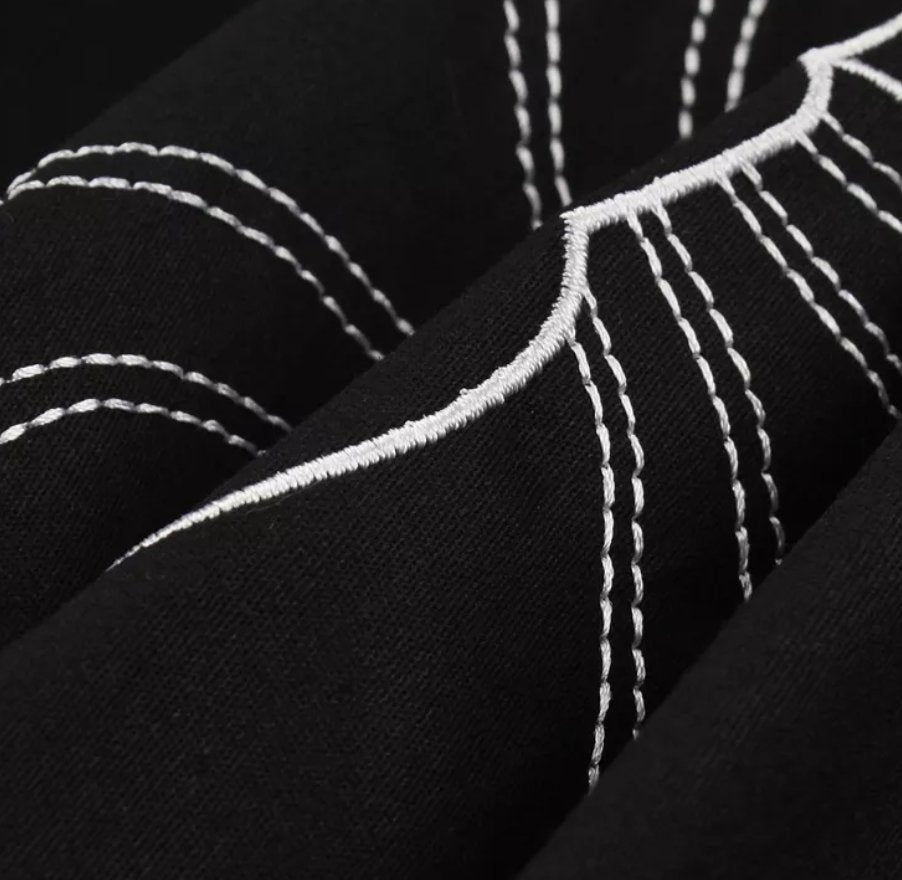 Vintage Beige Edderkoppekjole