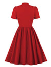 Preppy Rød Vintage Kjole