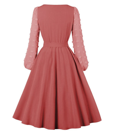 Vintage Bohemian Pink Kjole