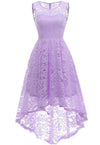 Vintage Lavendel Broderi Kjole