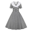Vintage Sort Ternet Kjole