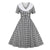 Vintage Sort Ternet Kjole
