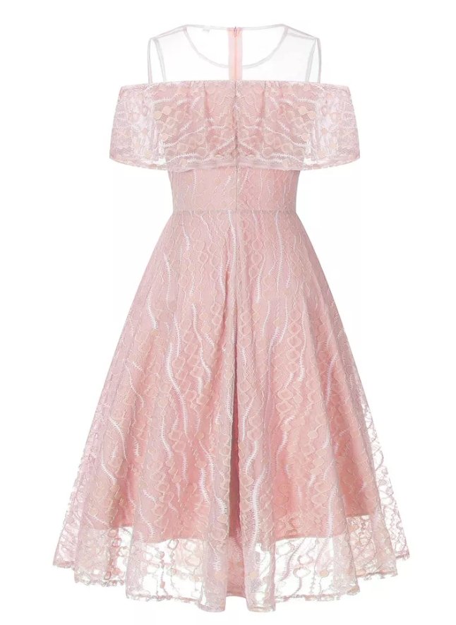 Vintage Pink Ceremonikjole