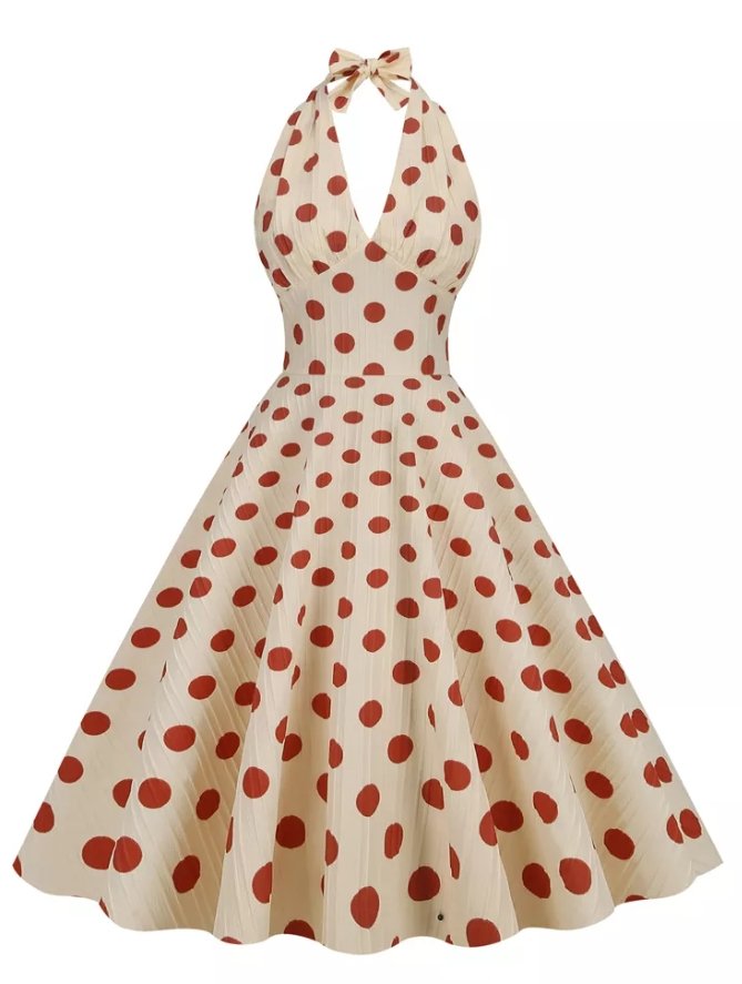 Vintage Chic Retro Sommerkjole