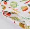 Vintage Rund Hals Kjole Creme Blomster