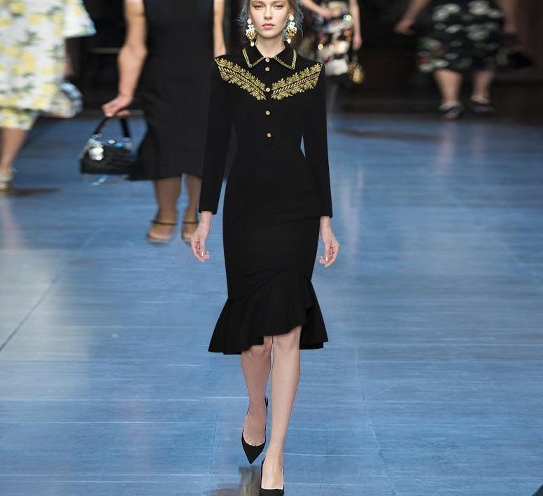 Vintage 40'er Couture Kjole