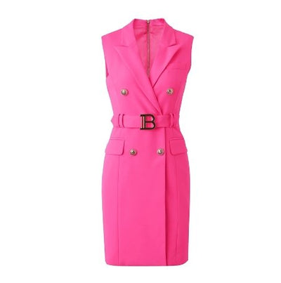 Vintage 40'er Blyantkjole Fuschia