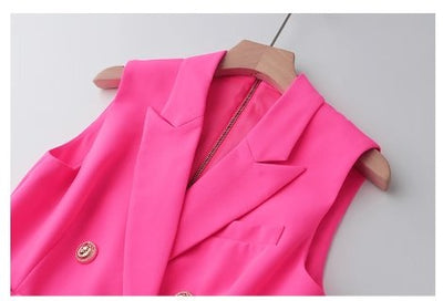 Vintage 40'er Blyantkjole Fuschia