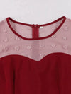 Vintage Pencil Chic Kjole Bourgogne