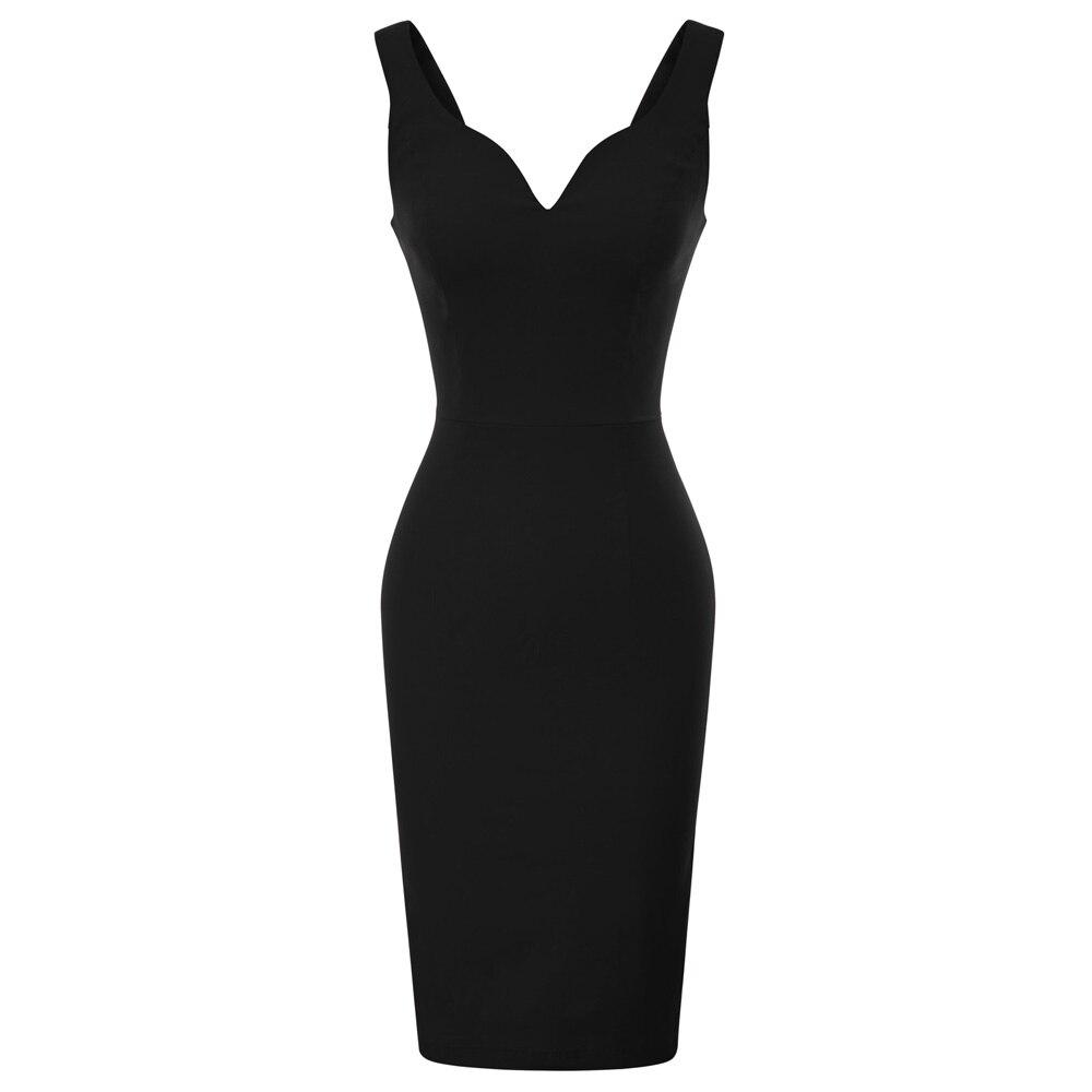 Vintage Sort Blyantkjole