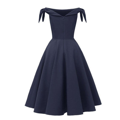 Vintage Navy Aftenkjole