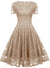 Vintage Beige Pigekjole