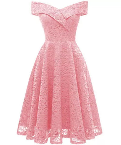 Vintage Pink Pigekjole