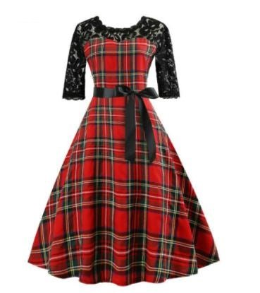 Vintage Blonde Ternet Kjole